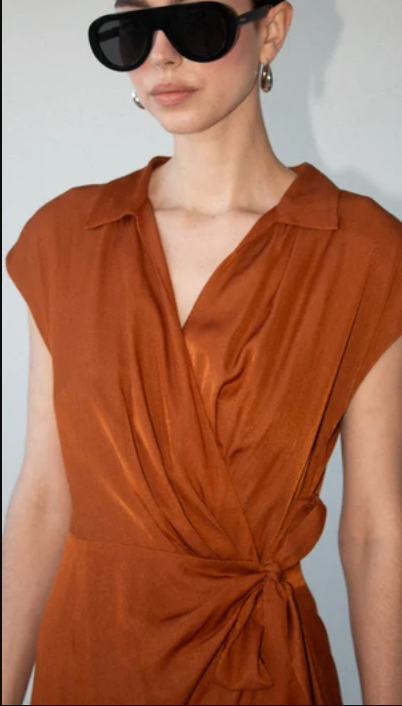 Solene Wrap Dress