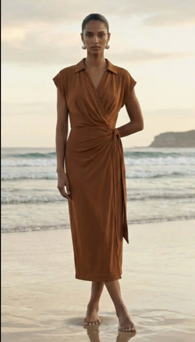 Solene Wrap Dress