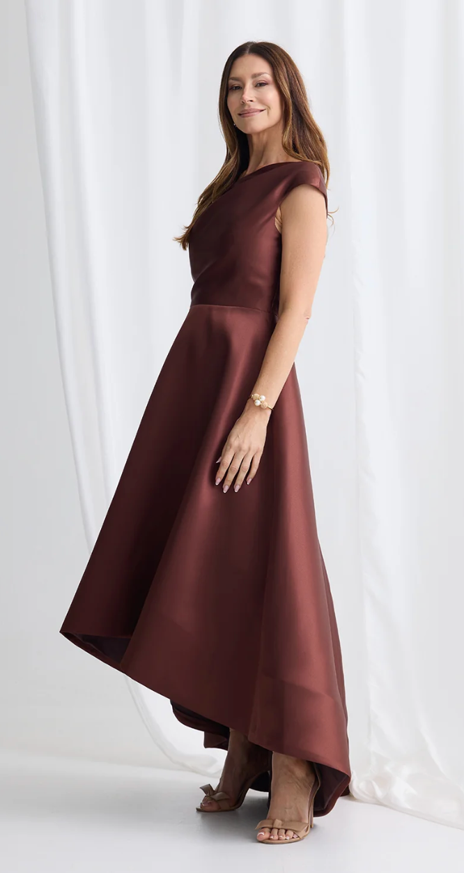 Rosanella Dress Chocolate