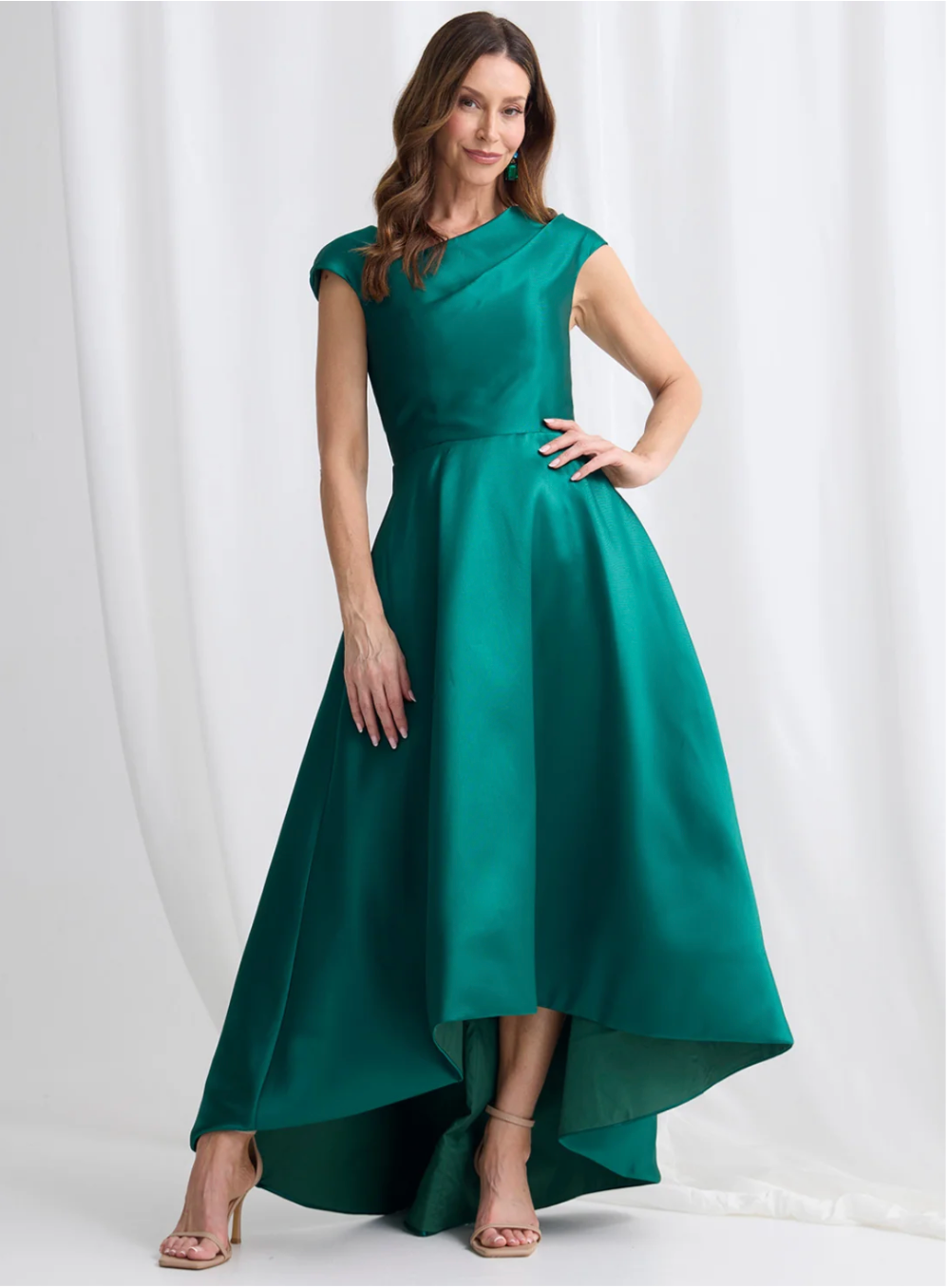 Rosanella Dress Emerald
