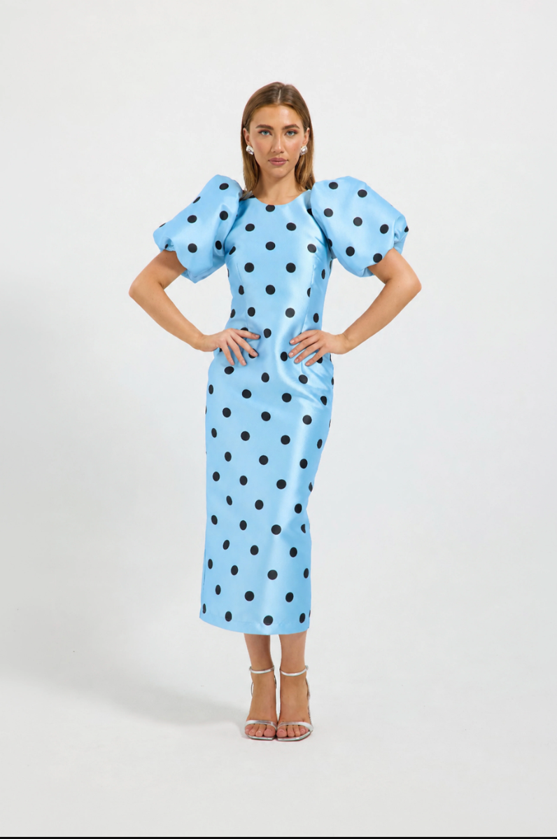 Dottie Sleeve Midi Dress