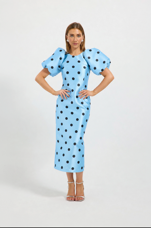 Dottie Sleeve Midi Dress