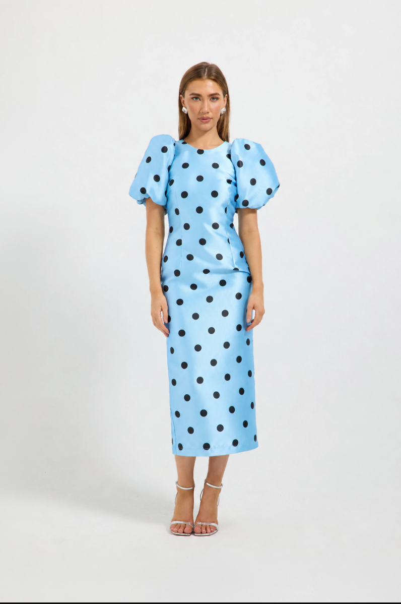 Dottie Sleeve Midi Dress