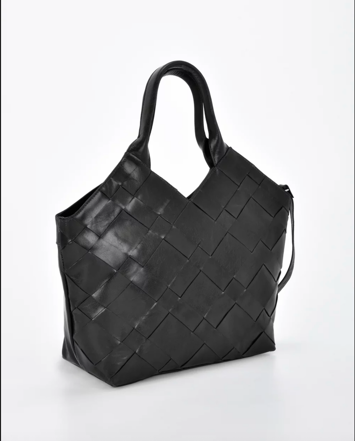 Baxter Woven Leather Tote