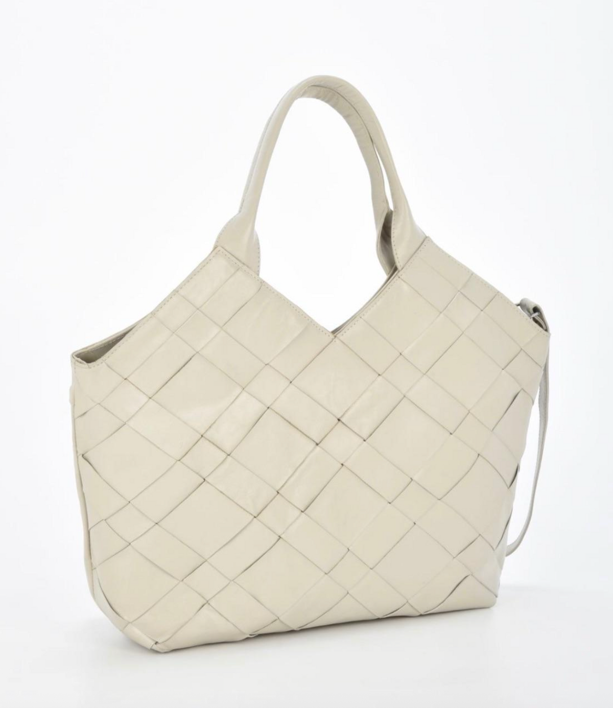Baxter Woven Leather Tote