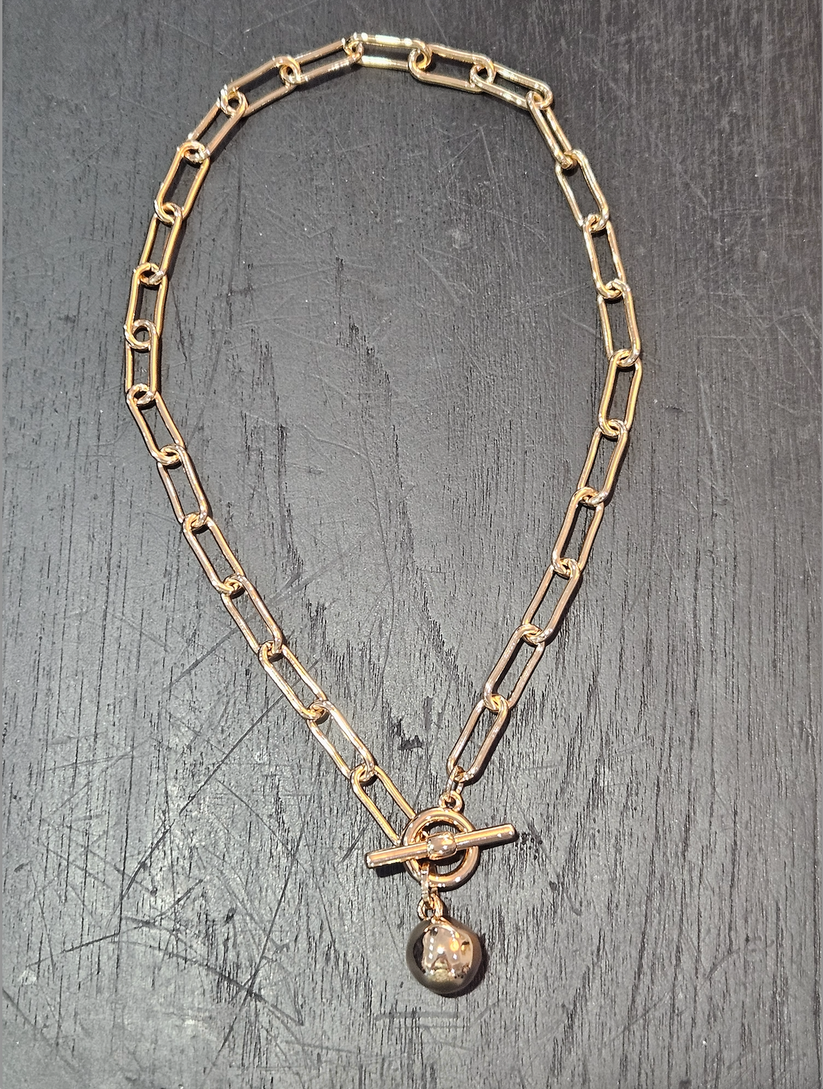 Ball Pendant Fob Necklace