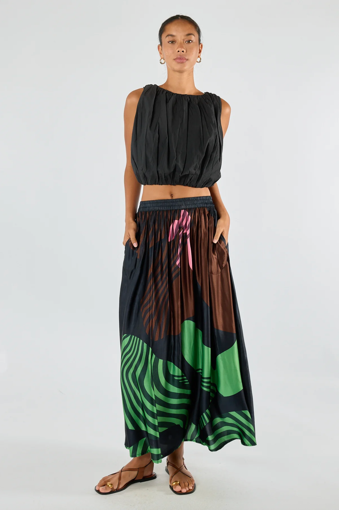 Papillon Skirt Black