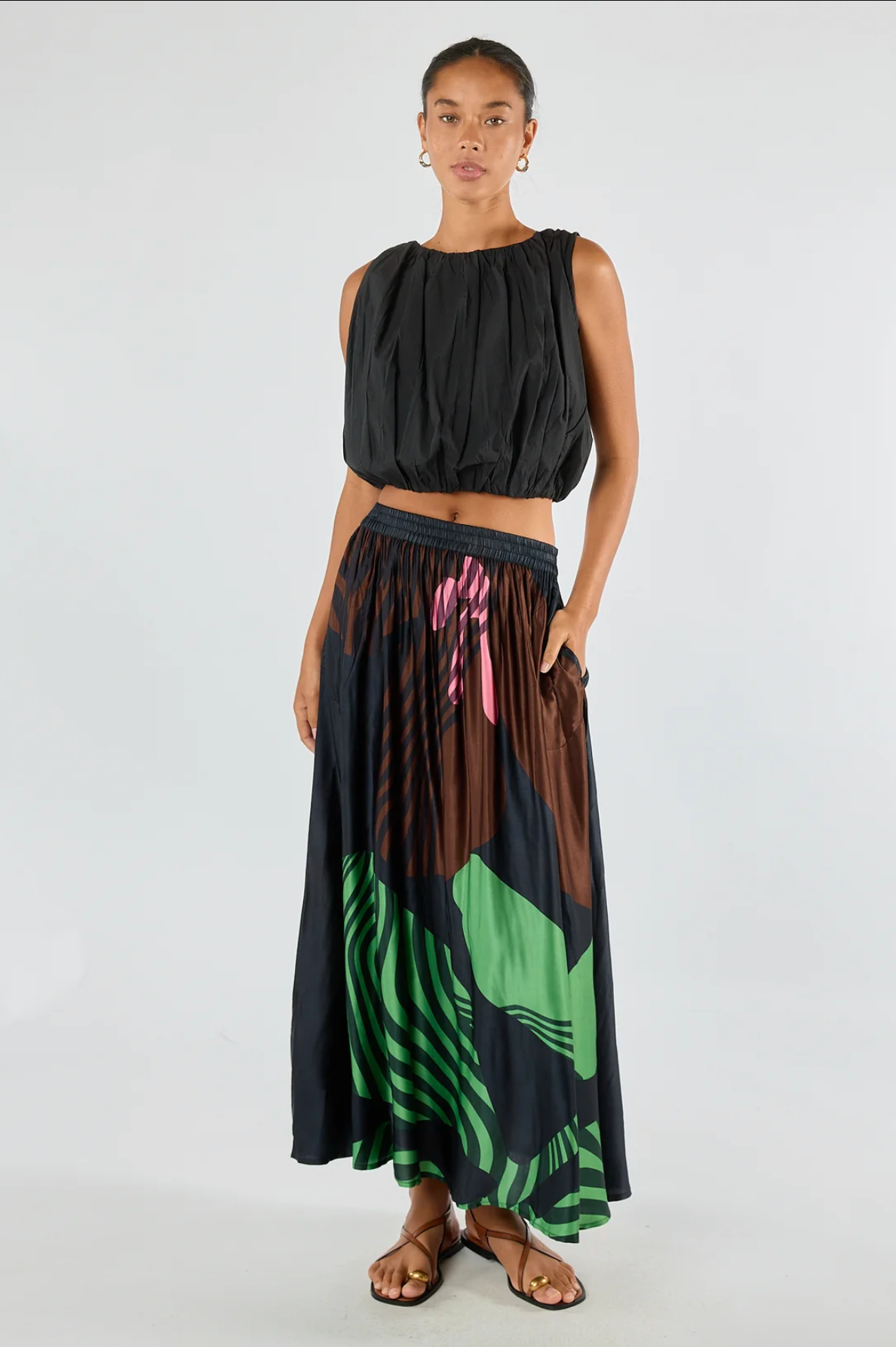 Papillon Skirt Black