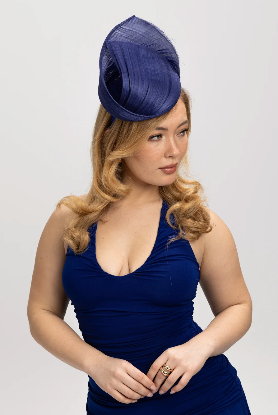 Vanya Fascinator Cobalt