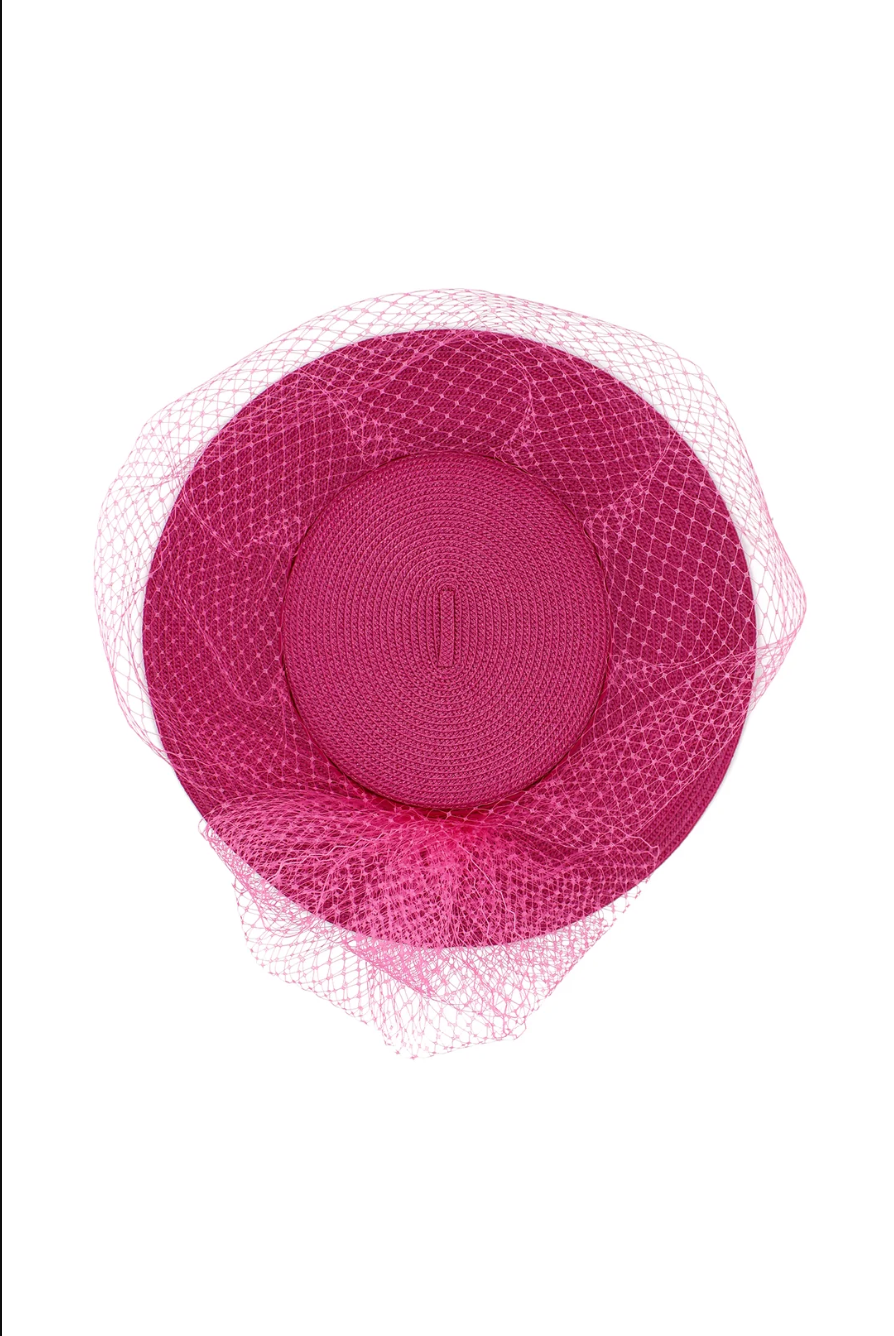 Danika Boater Hot Pink