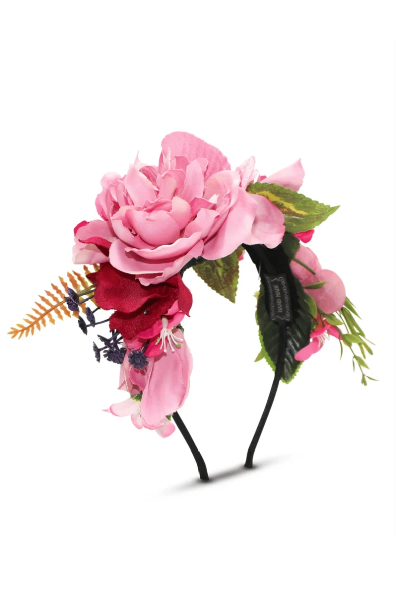 Dori Fascinator Hot Pink