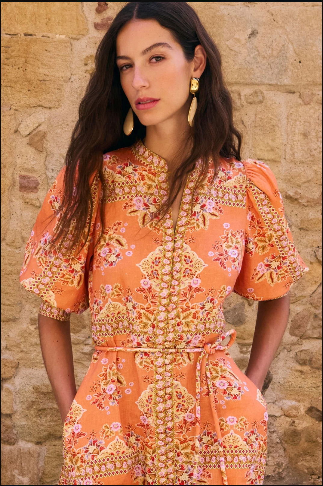 Scenic Dress Marigold Glow