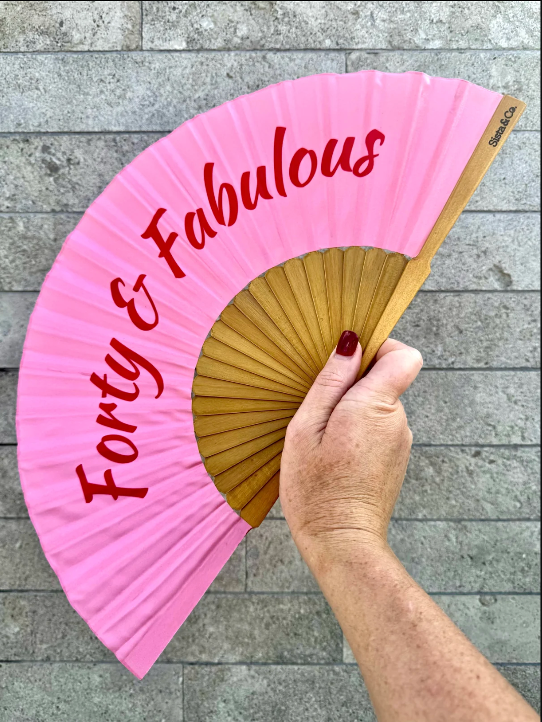 Forty & Fabulous Mini Fan