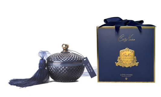 Round A/Deco Navy Candle