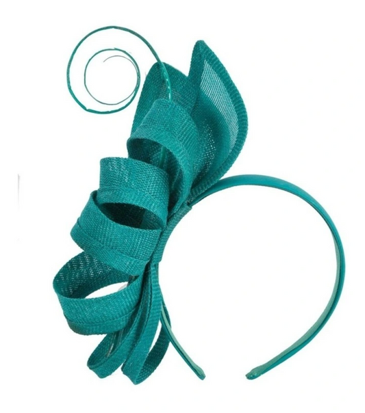 Bow Fascinator Teal