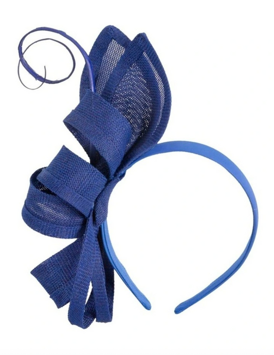Bow Fascinator Royal Blue