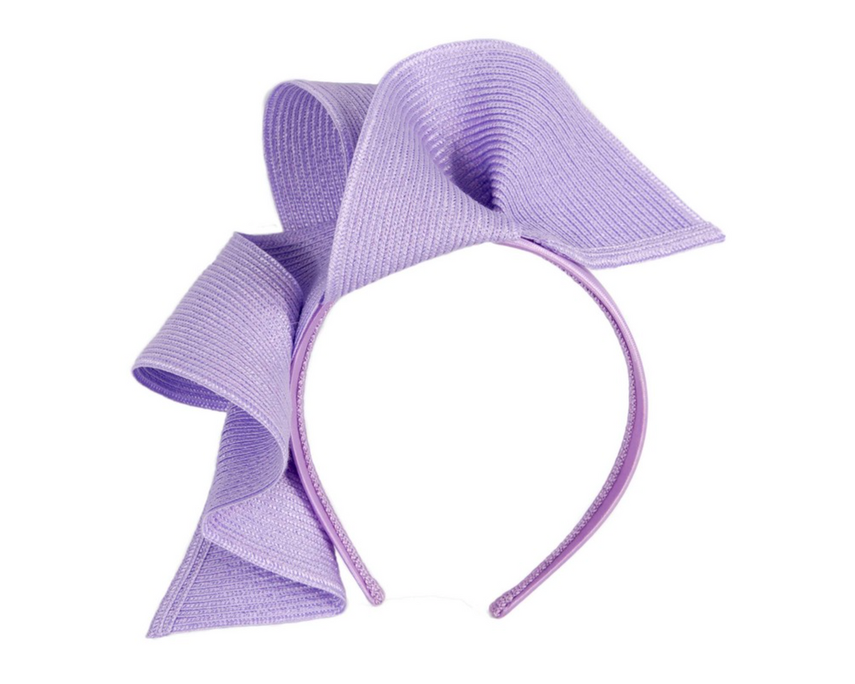 Wave Fascinator Lilac
