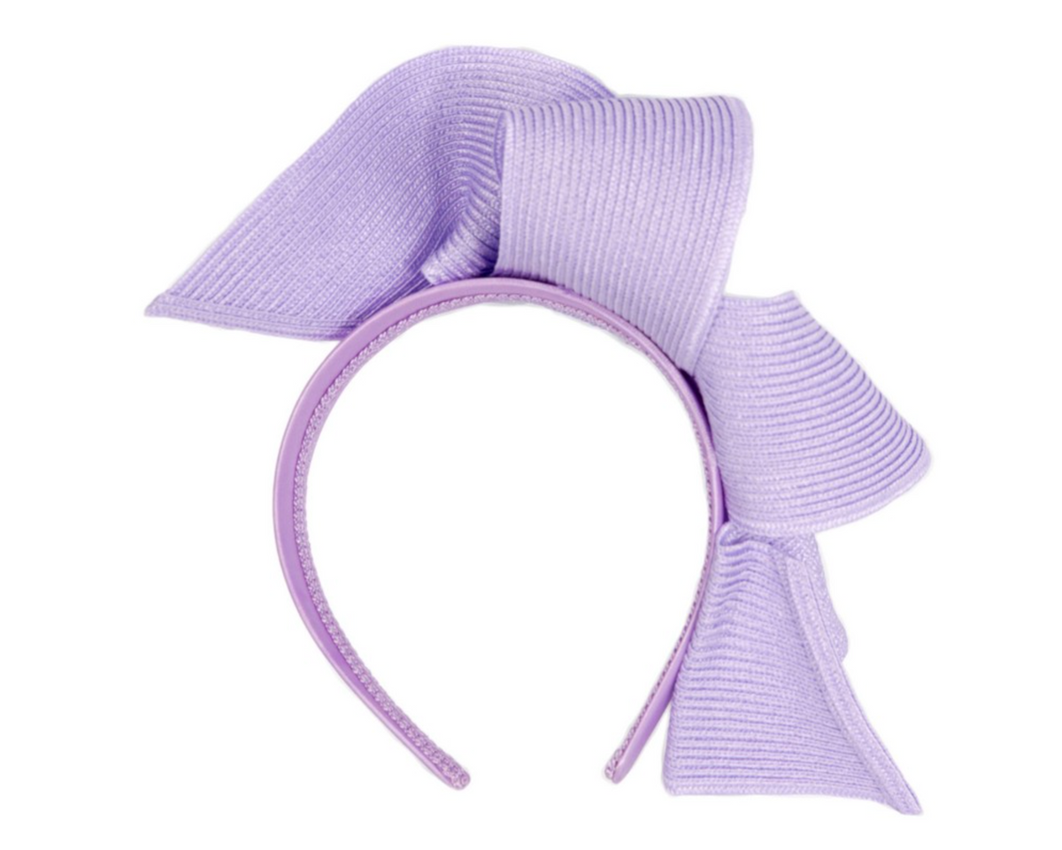 Wave Fascinator Lilac