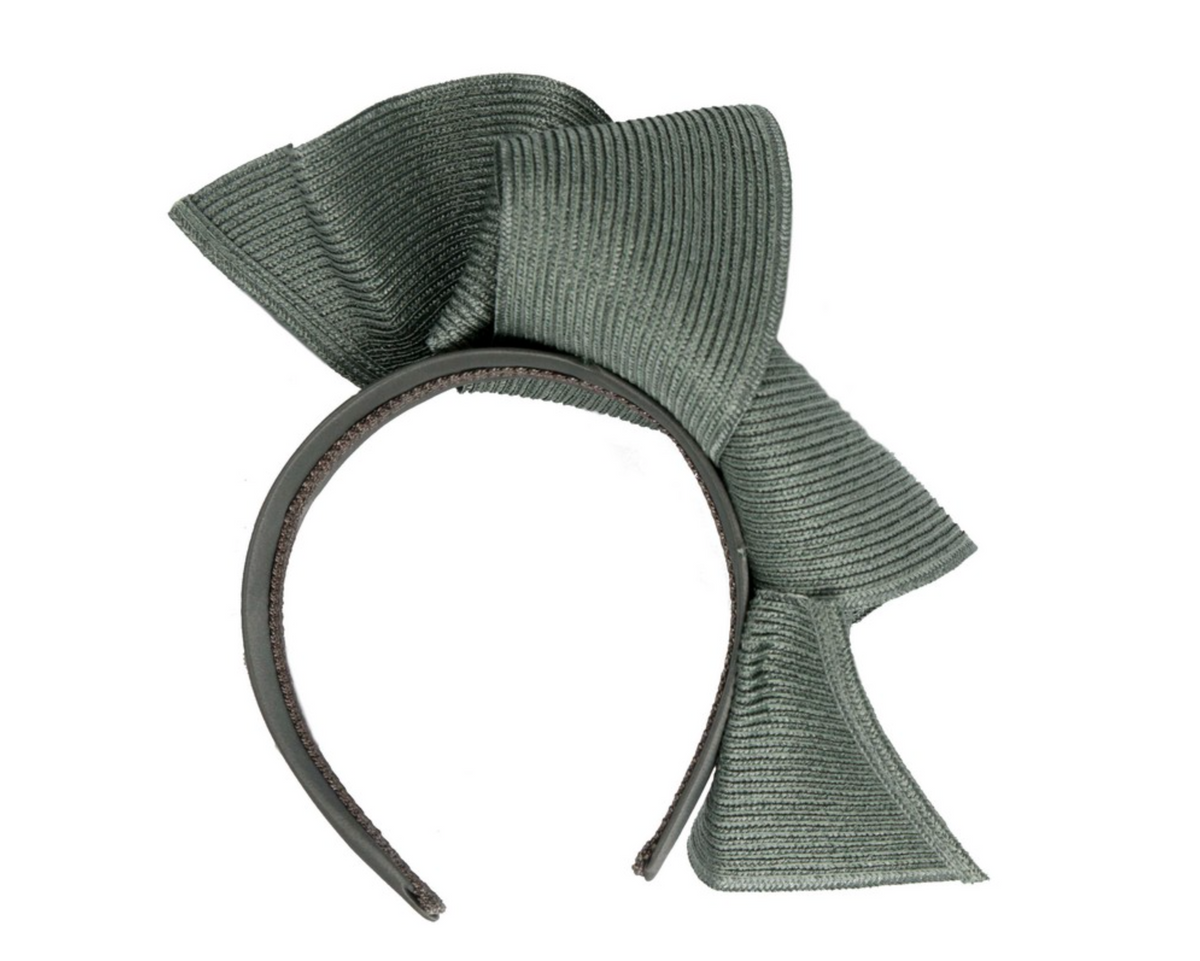 Wave Fascinator Olive