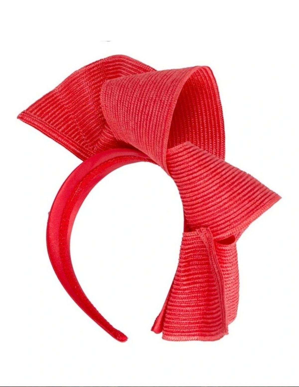 Wave Fascinator Red