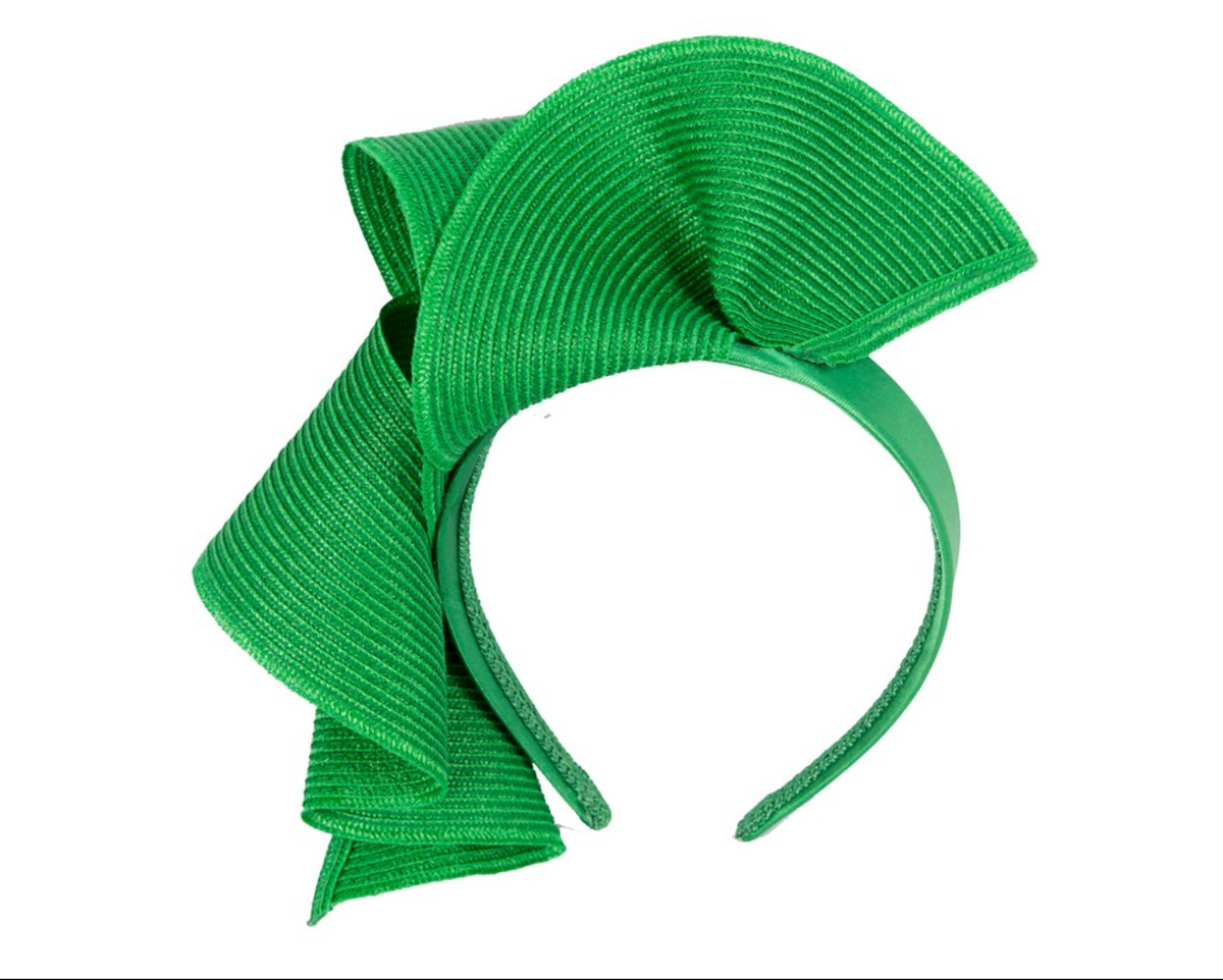 Wave Fascinator Green