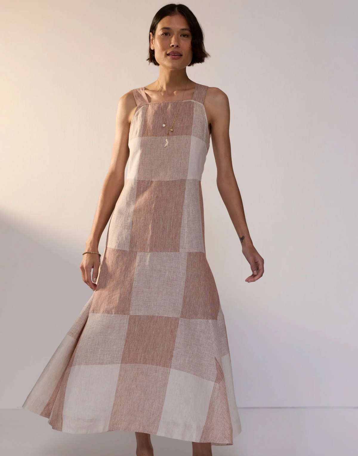 Nixie Gingham Dress