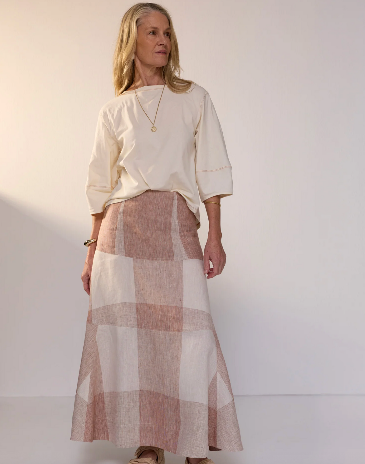 Nixie Gingham Skirt