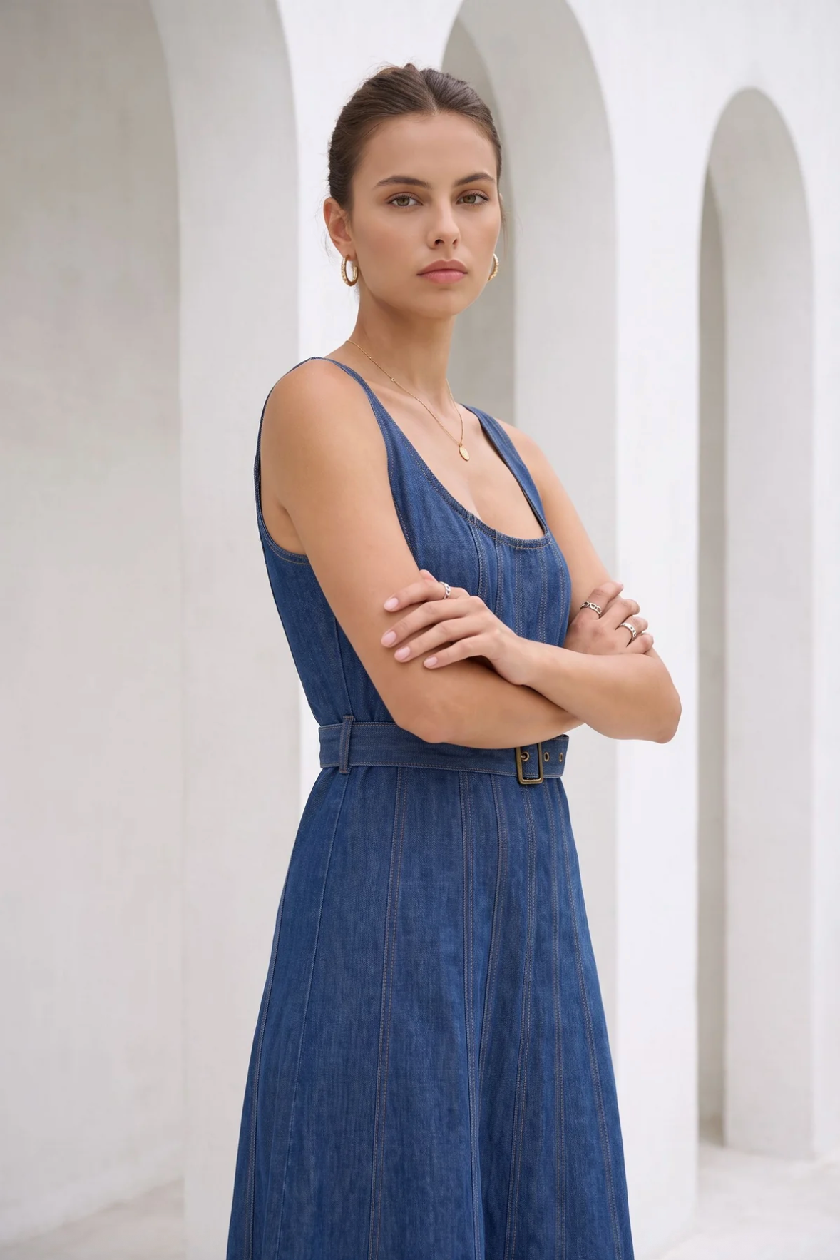 Lorenza Dress Blue