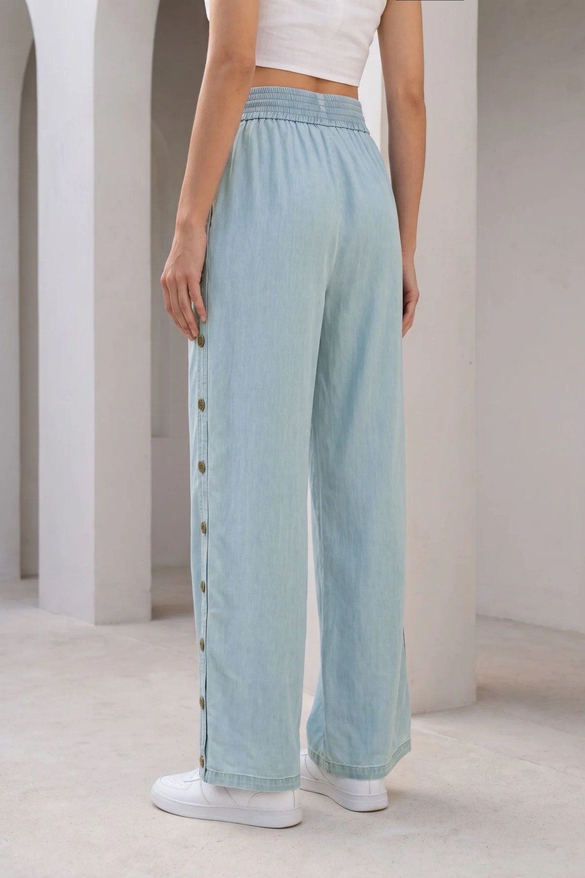 Lorenza Pants Blue Haze
