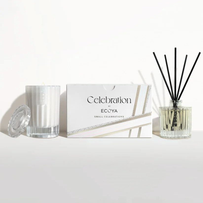 Ecoya 'Celebration' Mini Diffuser-Musk & Vanilla 50ml
