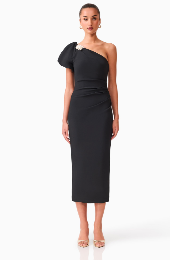 Olenna Dress in Black Sz S/8