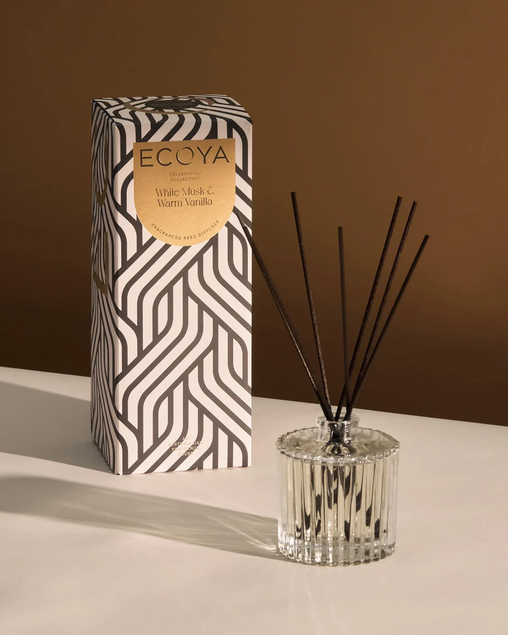 Ecoya 'Celebration' Mini Diffuser-Musk & Vanilla 50ml
