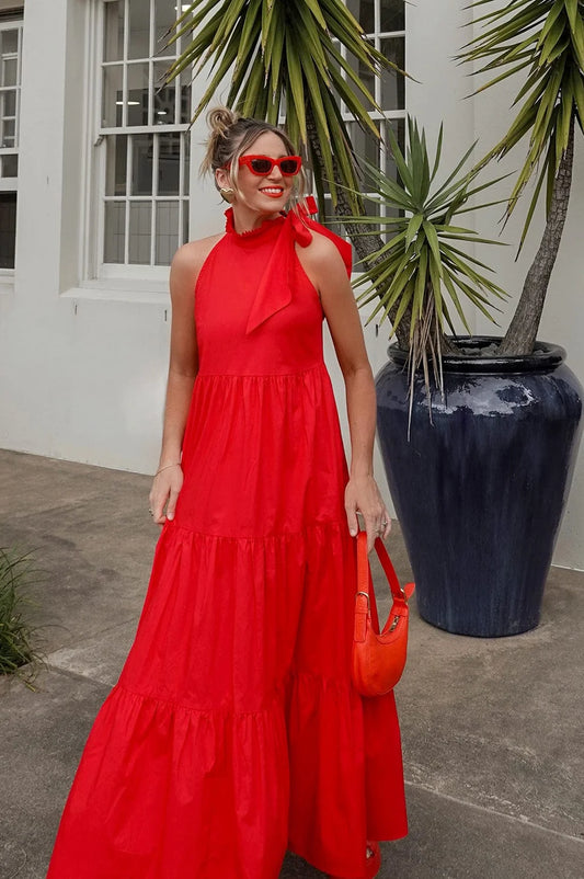 Helena Dress Red