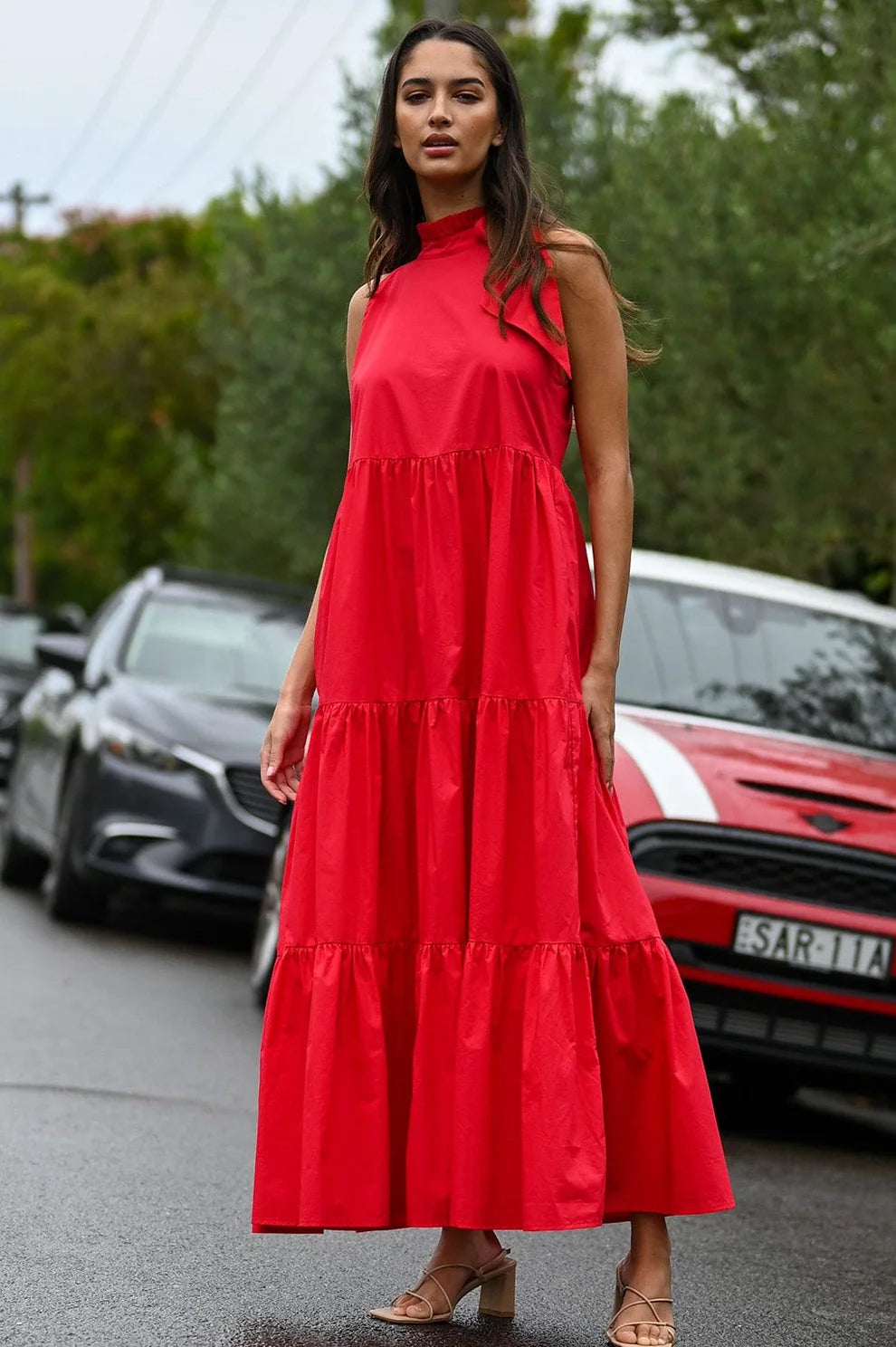 Helena Dress Red
